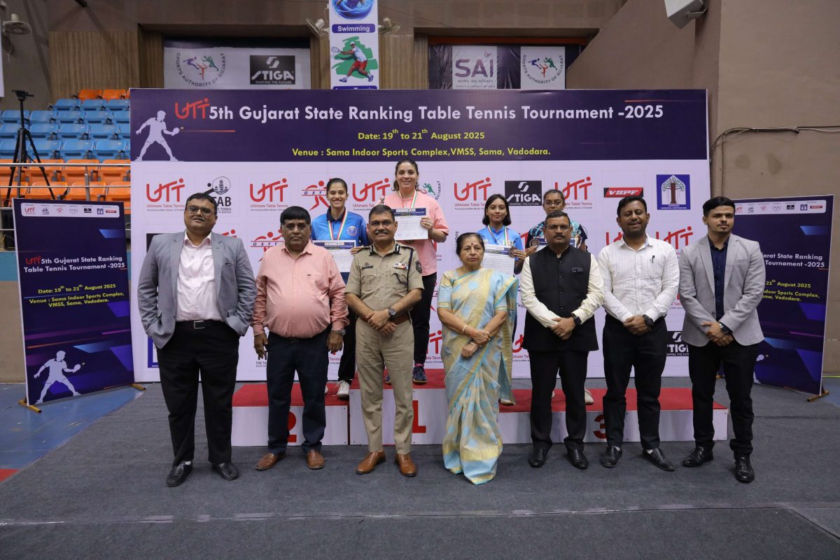 5th Gujarat State Ranking Table Tennis Tournament 2025 – Vadodara