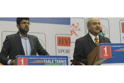 11even Sports Junior And Youth National And Inter State Table Tennis Championships, Vadodara, 2016.
