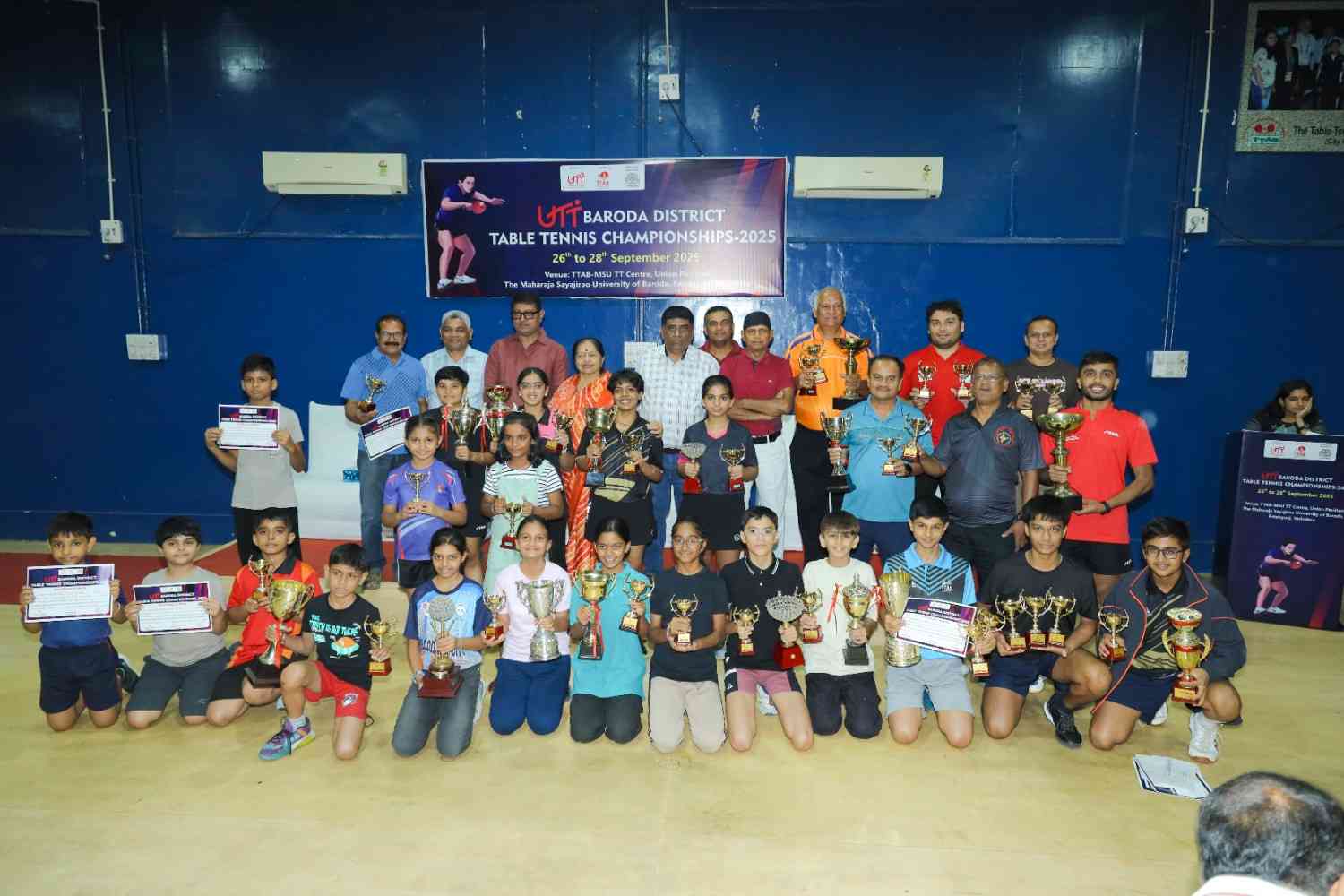 UTT BARODA DISTRICT TABLE TENNIS CHAMPIONSHIPS-2025