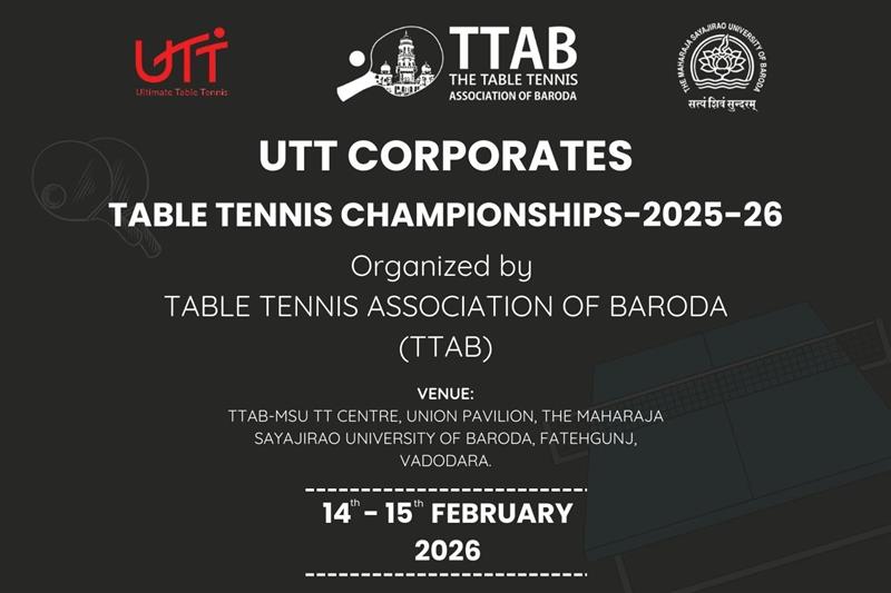 UTT Corporates table tennis championships 2025-26