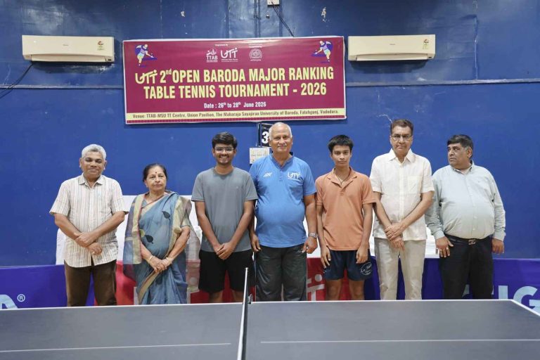 2nd OPEN BARODA MAJOR RANKING TABLE TENNIS TOURNAMENT - 2026