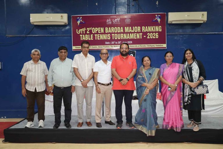 2nd OPEN BARODA MAJOR RANKING TABLE TENNIS TOURNAMENT - 2026